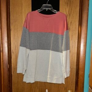 Colorblock Long Sleeve Top